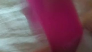 Masturbating