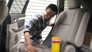 I clean the bang bus and get it ready for the next gal.