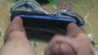 My husband watching me play with myself cumming