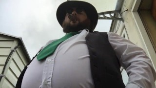 low angle fancy fat cowboy smoke clip