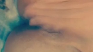 naughty latina plays with her pussy on Snapchat