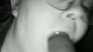 Sucking cock like a good little slut