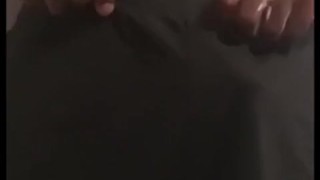 Big nut in lingerie