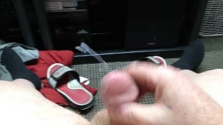 Just A Quick Jack Off Before Going To Bed