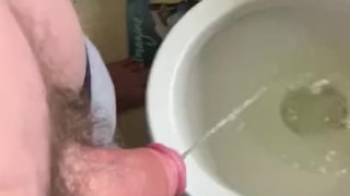 Guy peeing