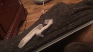 BLack dick masturbation