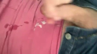 Teen jock jerk thru jeans PT.3 ***CUM SHOT***