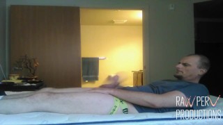 Stroking my cock until I cum