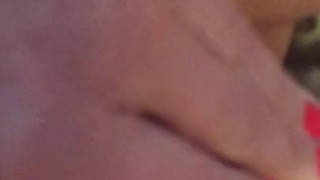 Digging out my pussy, 4 finger stretching, labia pulling, knuckle stroking