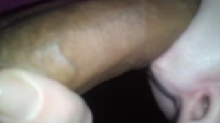 BBC blowjob from BBW