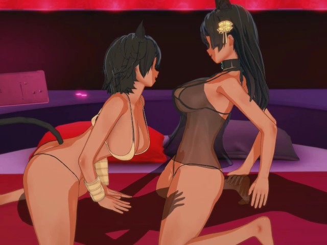3d Hentai Threesome With Egyptian Goddesses 