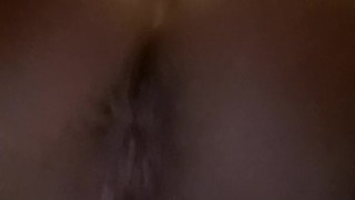 Giant Clit gets rubbed and dribbles
