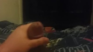 Trans Girl cums hard (pre hormones)