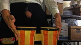 Playing the Drums With my Cock