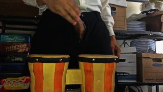 Playing the Drums With my Cock