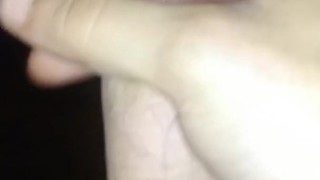 Big dick jerk and cumshot my first video