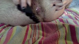 t-boy solo session w/ vibrator,dildo,anal beads!!! cums multiple times!!!