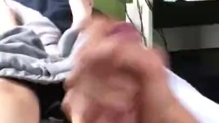 Big dick Cumming quick with nice cumload