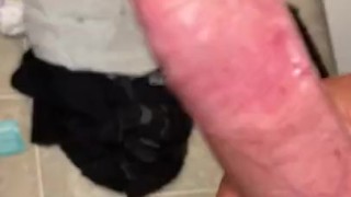 Girls bathroom jerk off