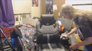 Disinfecting The Chair I Masturbate In