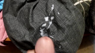 I asked husband to send me a cum video while I worked.