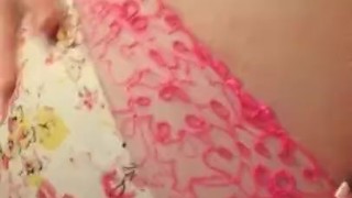Natural huge Tit squeezing