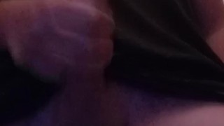 Athletic guy masterbating
