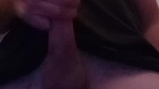 Athletic guy masterbating