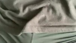 21 yr old jerk in roommate bike shorts while she’s gone. PT. 1