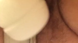 Mature MILF Squirting Messy Piss Orgasm in Panties