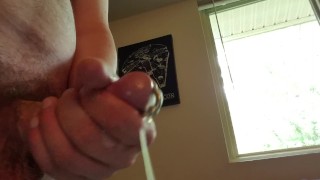 Cumming with my new 4g ring