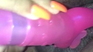 Playing with my fat pussy