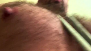 Verbal Stud Daddy Shoving Hairy Muscle Tits In Your Face