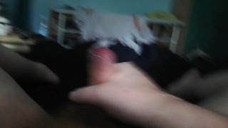 Morning small dick wank