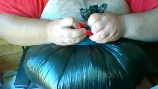 belly padding with a bag