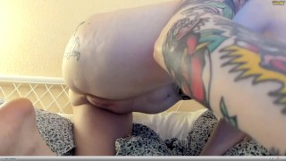 spivi anal fuck and play with puffy pussy