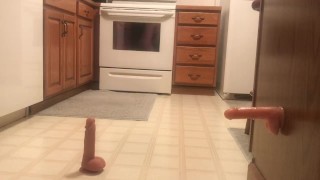 Twink fucks himself until he cums