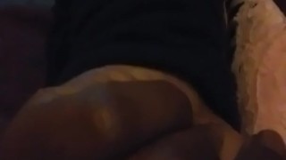 Sucking my titties