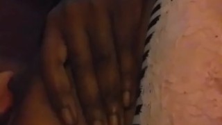 Sucking my titties