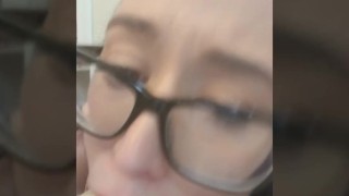Sloppy Dildo Face fucking, gagging and spitting - My first tape