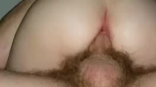 Milky boob MILF first time anal | he hurts me so good