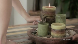 Femjoy Glasses Babe Sophia Jade in CandlePlay