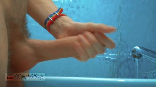 Got Blueballs During a Hot Date / Massive Discreet Cum at His Bathroom