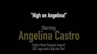 BBW Cuban Angelina Castro StrapOn Fucks BBW Harmonie Marquis