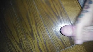 POV husband masturbating till he explodes