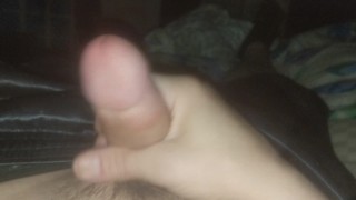 Jerking off in my ex wife's bed (my old bed)