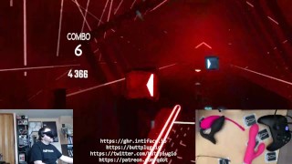 With qDot - Intiface Game Haptics Router Demo (Butt Saber)