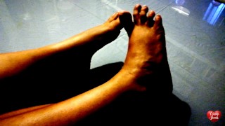 Relax with my legs and feet