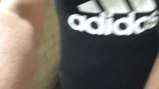 quick WANK - Random Building Stairwell ** PART 1 **