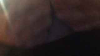 Squeezing and jiggling my tits.